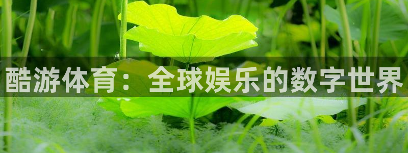 酷游体育：全球娱乐的数字世界